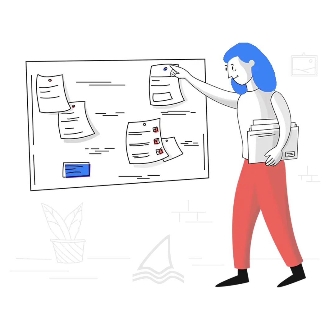 Strategic planning illustration representing comprehensive dark web monitoring strategy