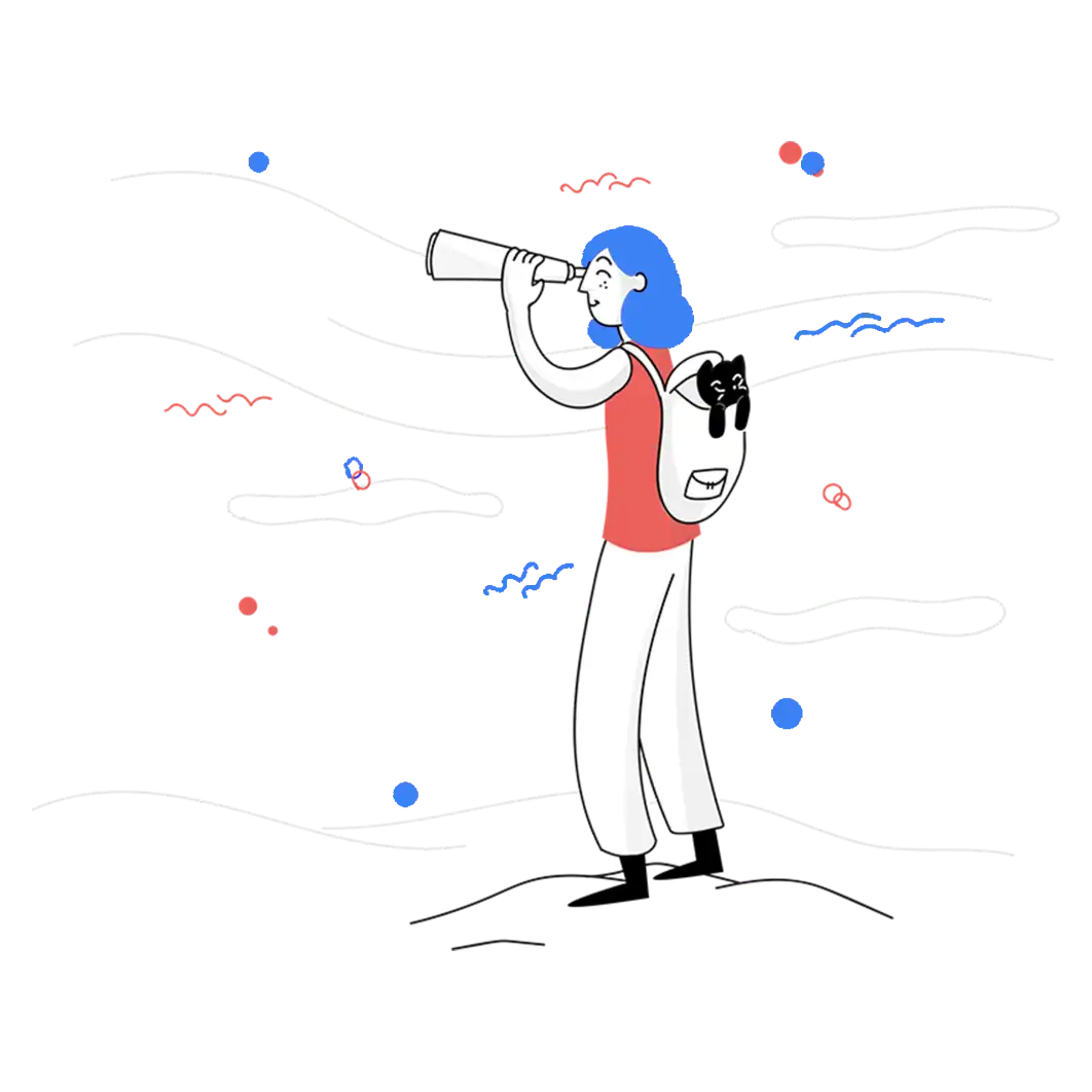 Futuristic vision illustration representing AI-powered deepfake detection technology