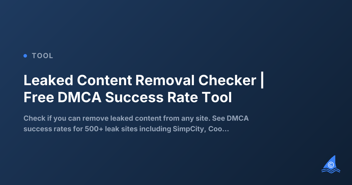 Leaked Content Removal Checker